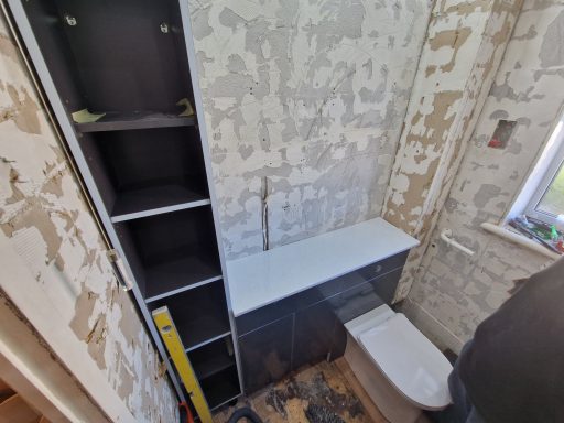 Bathroom furniture install